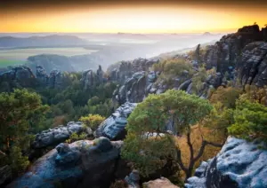 Sächsische Schweiz Wandern abend 